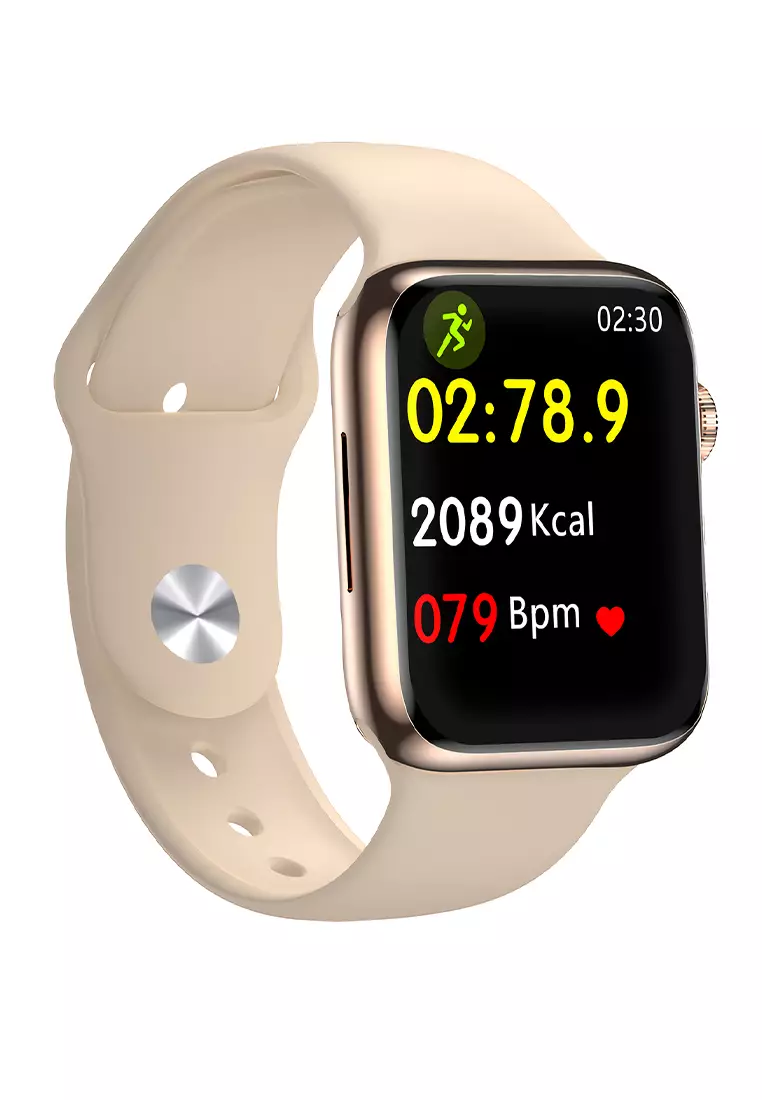 Digitec VISION MINI - Smartwatch - Jam Tangan Pintar Wanita - Rosegold - Rubber Strap