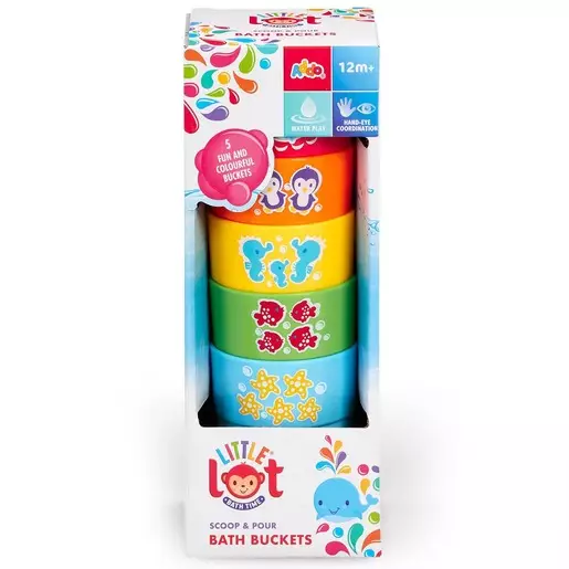 Addo Little Lot Bath Buckets - Mainan Mandi Anak Bayi