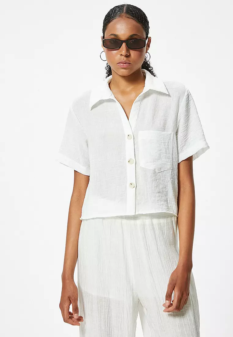 Crop Short Sleeve Shirt