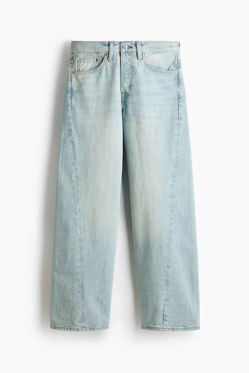 Loose Straight twisted leg jeans