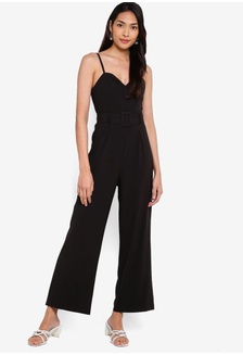Jual Mango Buttons Culotte Jumpsuit Original Zalora Indonesia