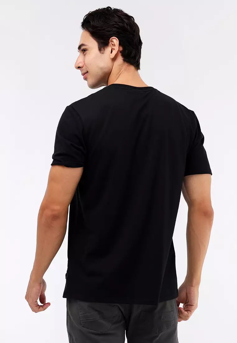 Round Neck Crazyline Short Sleeves