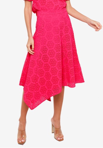 H&M pink Broderie Anglaise Skirt DFD52AA92F95AAGS_1