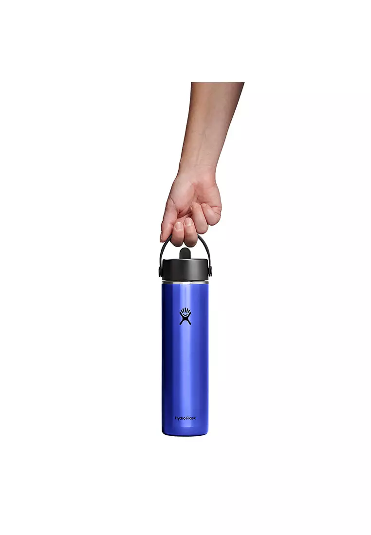 Hydro Flask Lightweight Wide Mouth Flex Straw Cap 24 oz Sapphire Blue