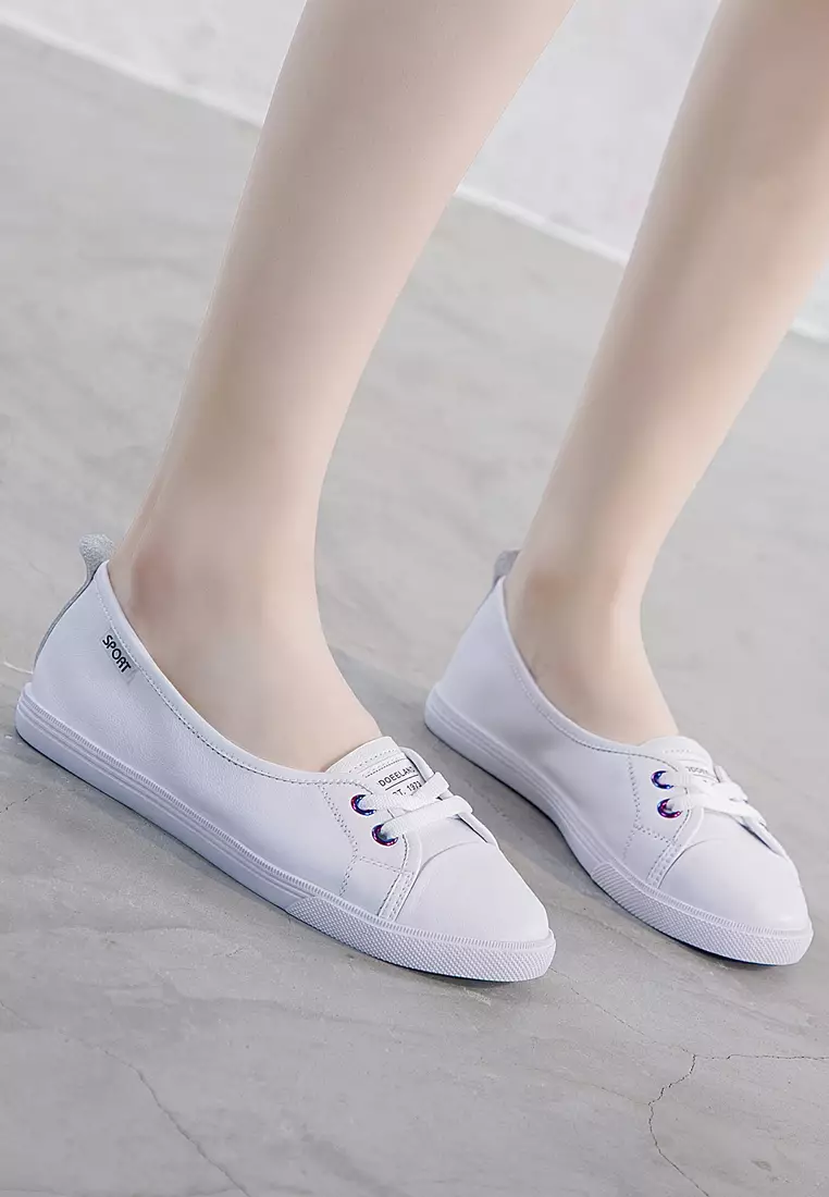 Smart Causal Leather Sneakers RX5199