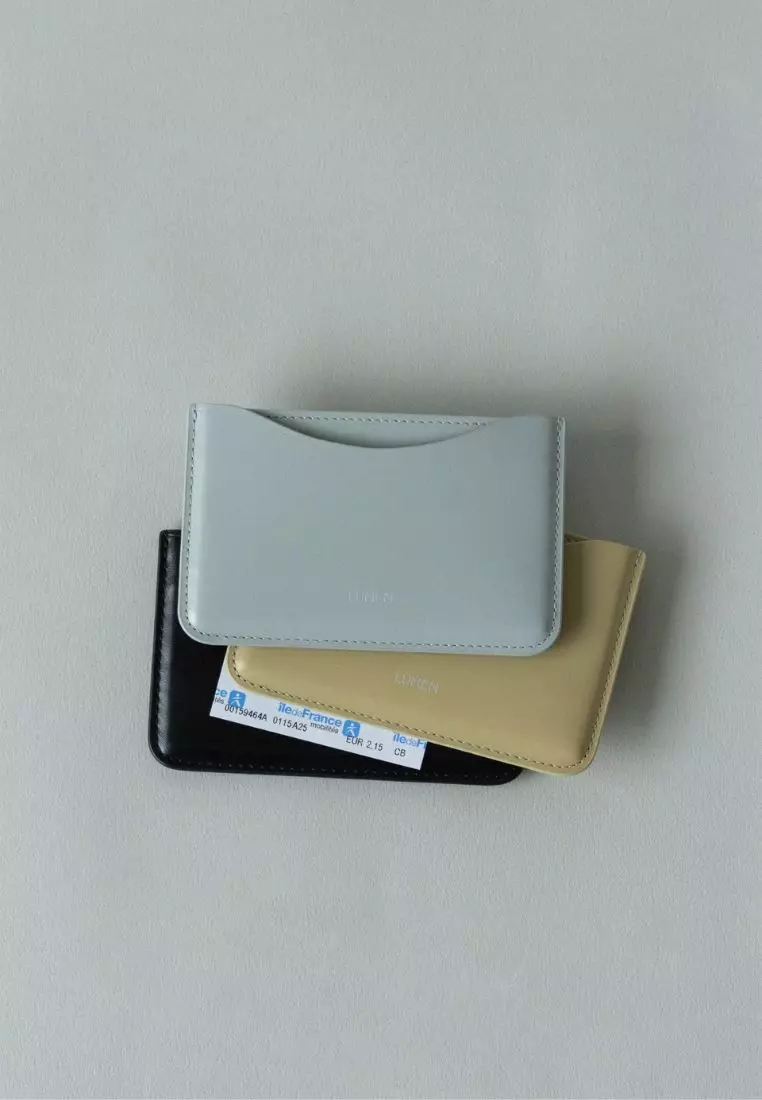 HOLDER CARD CASE shell mustard