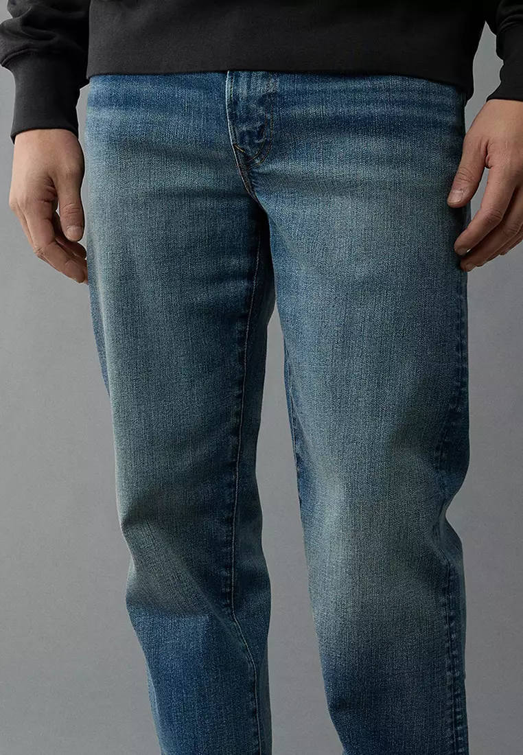 Medium Clean Original Straight Jeans