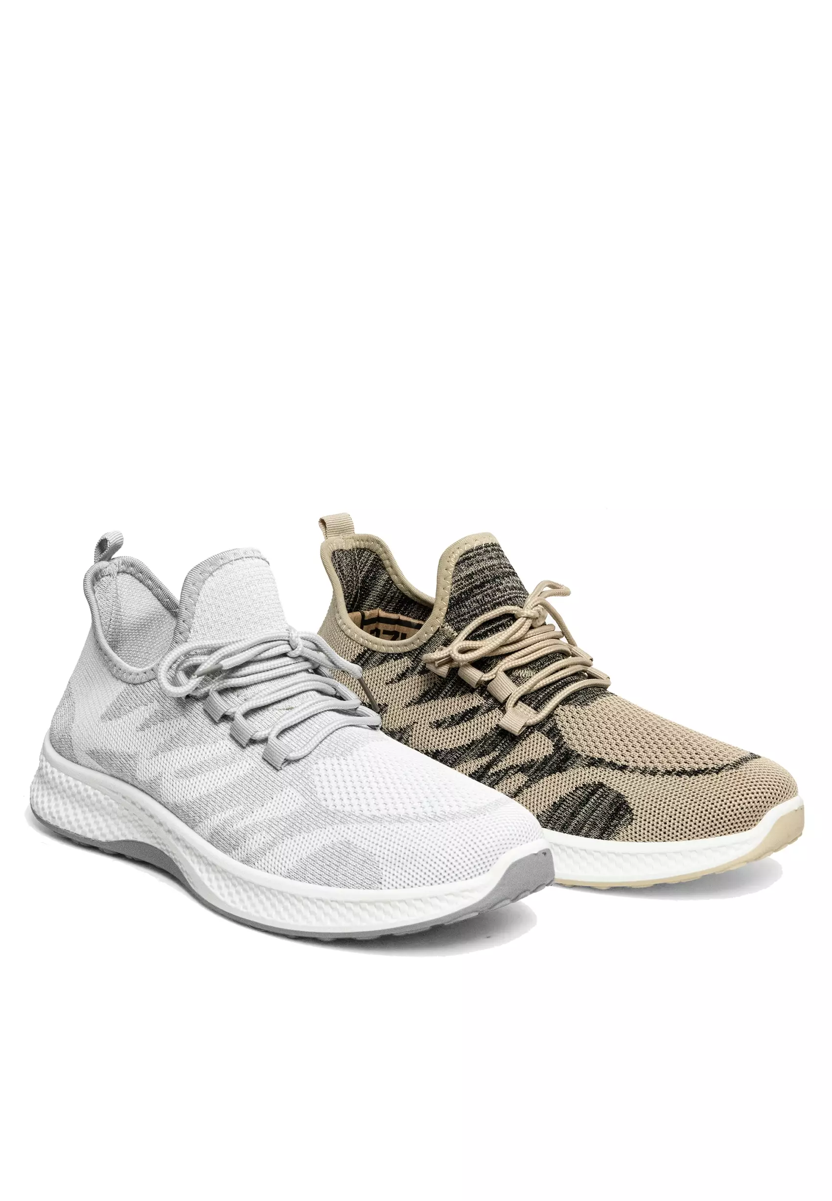 Dr. Kevin Sepatu Sport Pria Men Sneakers Sekolah Flyknit Slip On 889-084