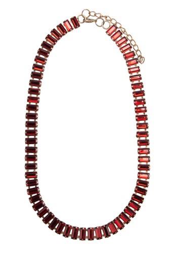 Simple esprit台灣門市Baguette Gemstone Necklace, 飾品配件, 項鍊