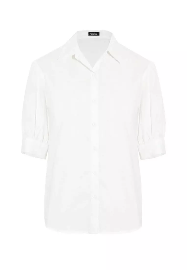 Darla 3/4 Length Sleeve Collared Shirt
