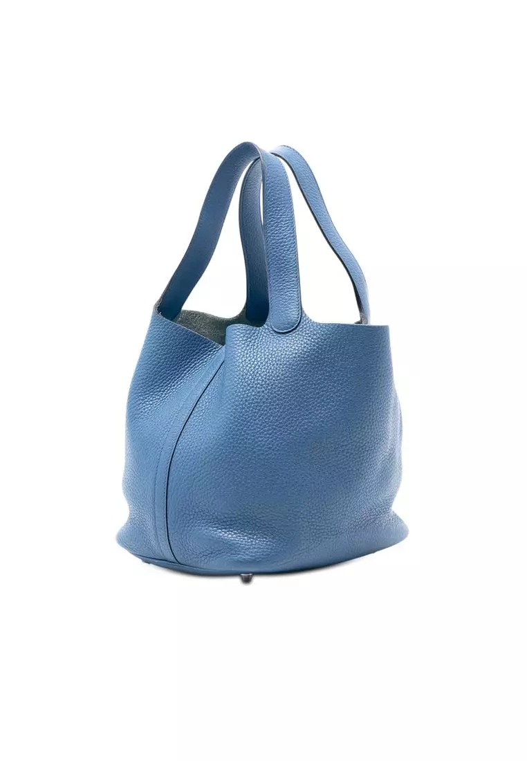Pre-Loved Hermès Clemence Picotin Lock 22