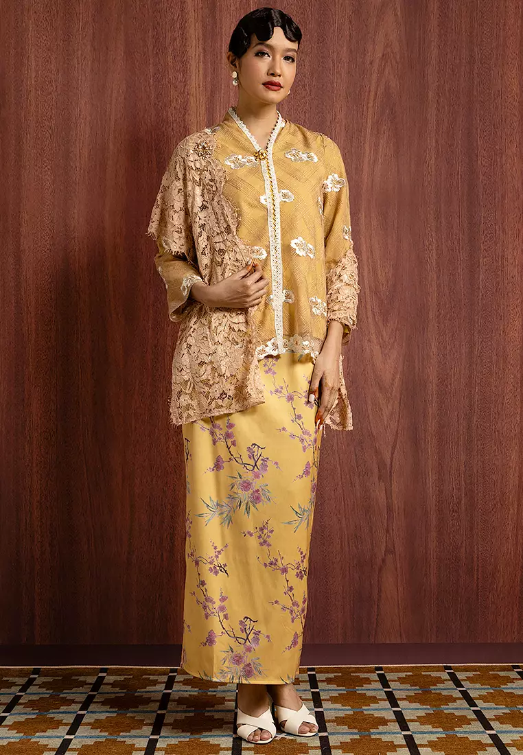 EMMA KEBAYA SET WITH SHAWL