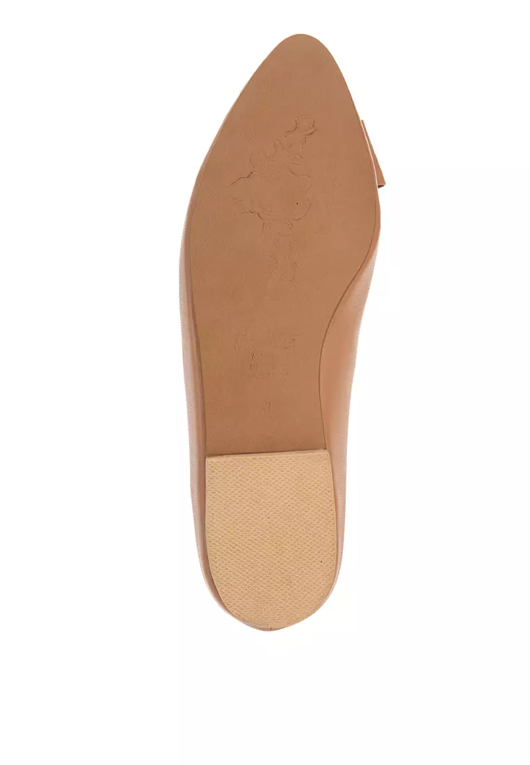 Buy CARMELLETES Pointed Ballet Flats With Ribbon 2023 Online ZALORA