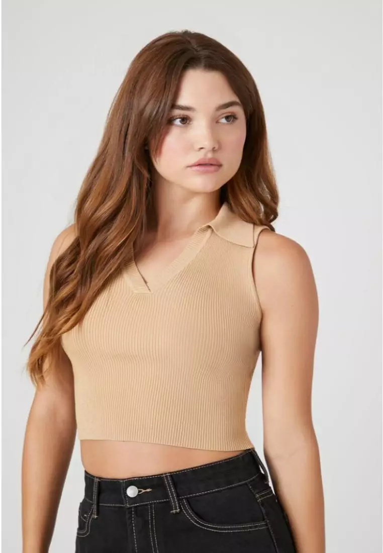 Forever 21 knit crop top new arrivals