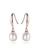 Rouse silver S925 Pearl Geometric Stud Earrings 598B0ACFCA5B95GS_1