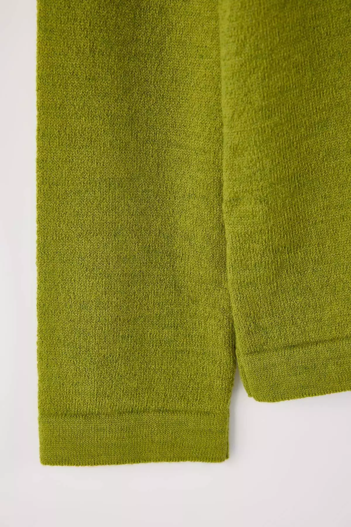 Green Woolen Jacket-Look Knit Cardigan Tbbaw26Av00059