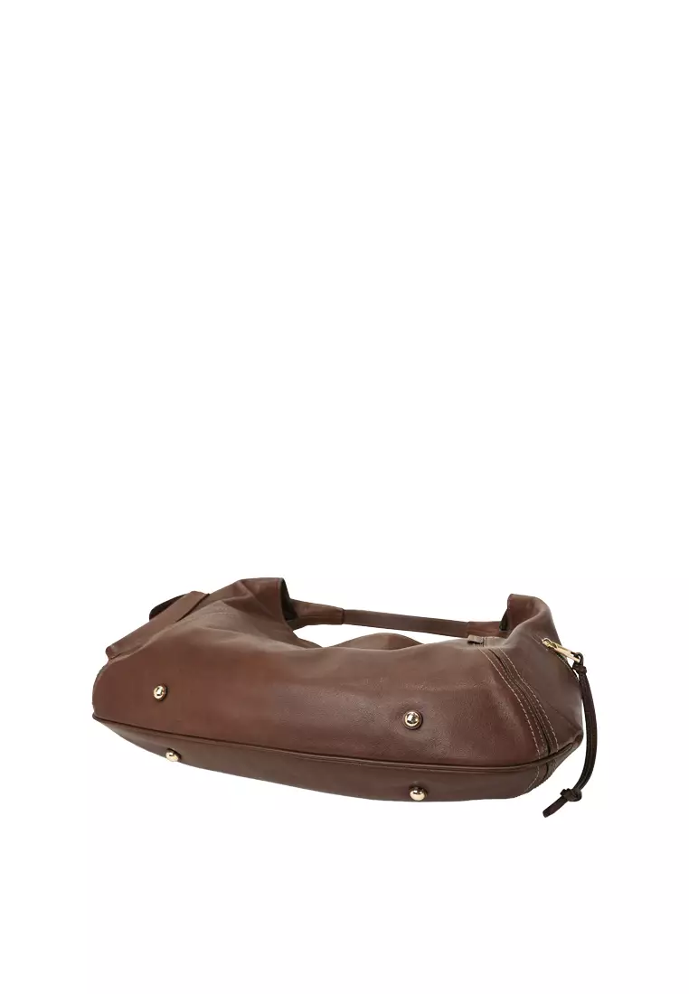 Arial Side Pockets Hobo Bag II - Cacao