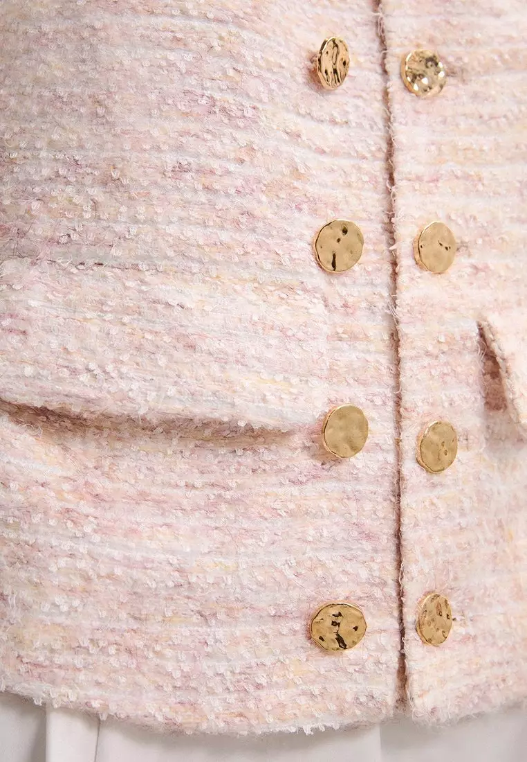 Tweed Jacket - Light Pink
