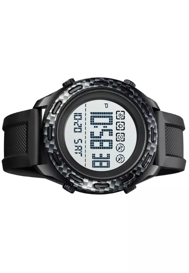 Jam Tangan Digital Pria Waterproof Many Function Strap Tali Material PU Silicone BL68 ORIGINAL