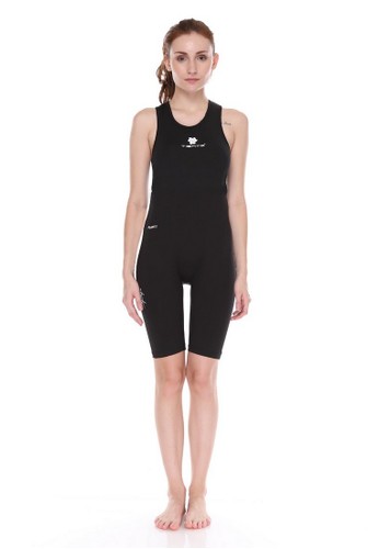 Jual Tiento Tiento Wetsuit Singlet Swimwear Pakaian Renang Black Original Zalora Indonesia