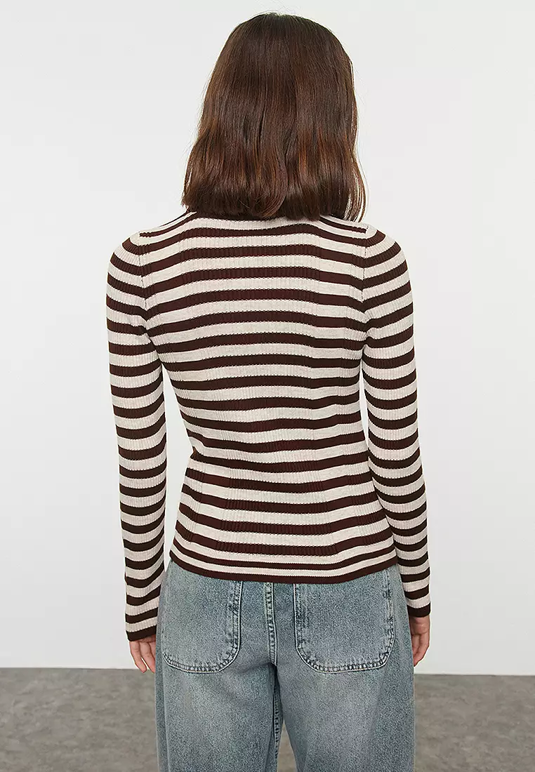 Striped Polo Jumper