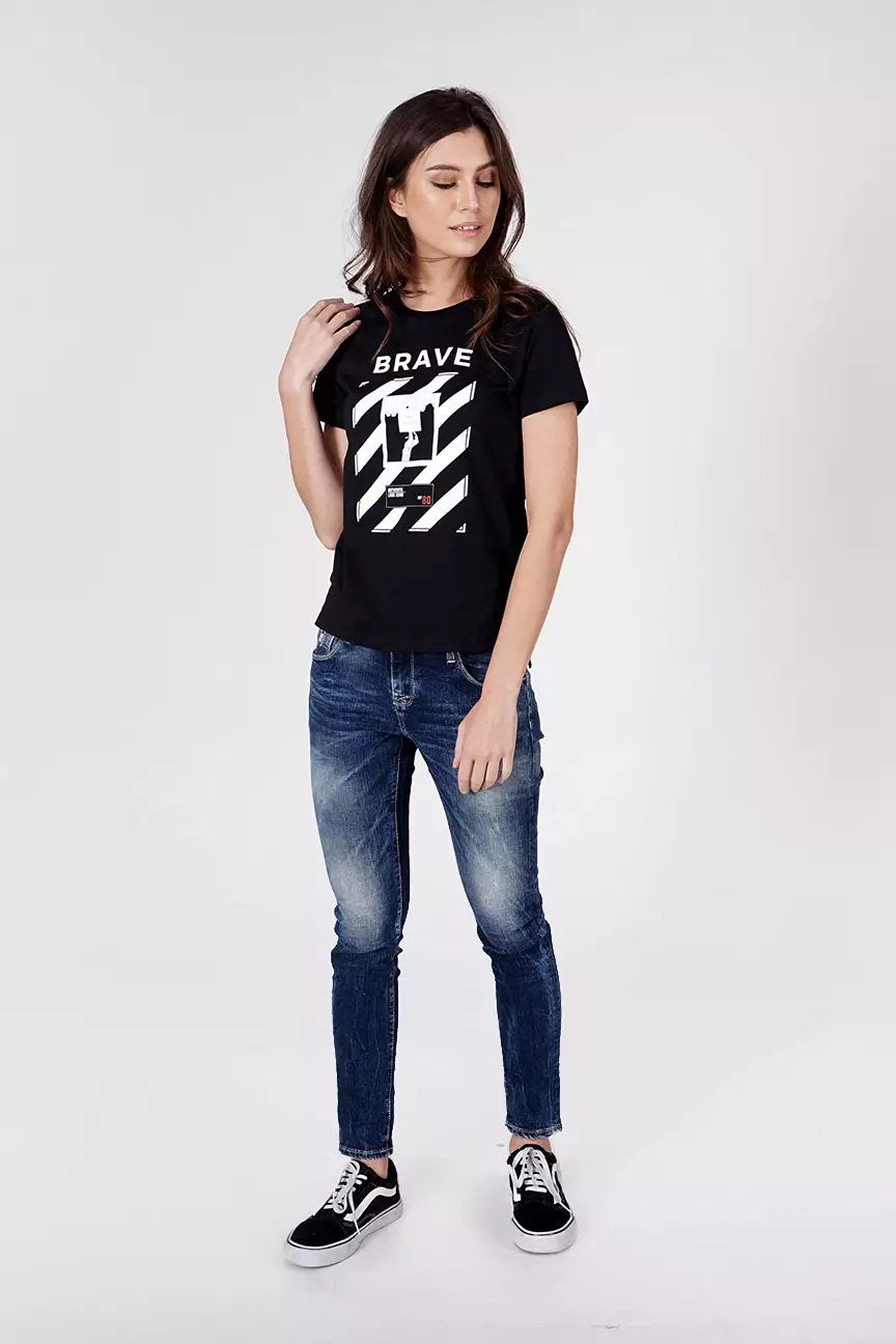 Kaos Wanita Shelby Black