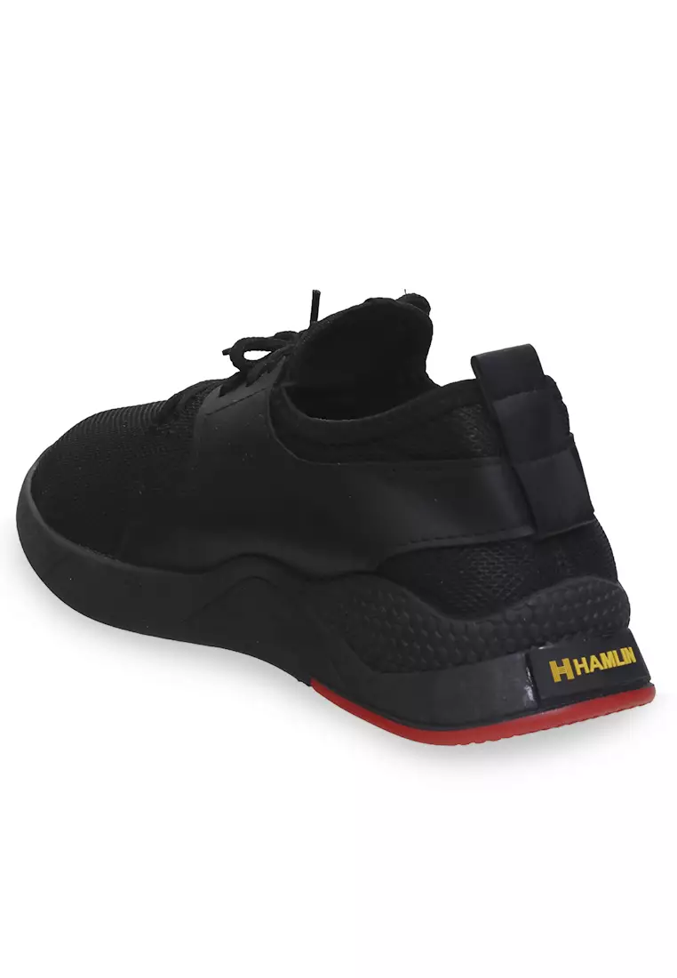 Anando Sepatu Sneakers Olahraga Pria Sport Shoes Casual Running Material Cloth ORIGINAL - Black