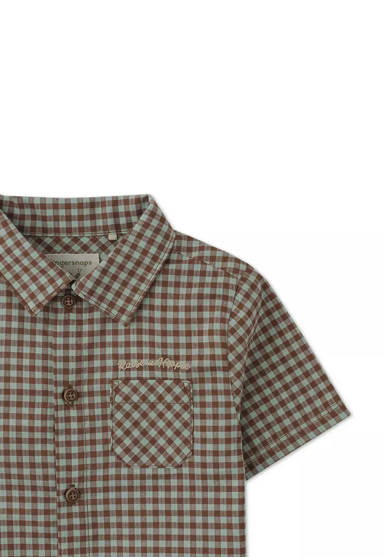 Baby Boys Gingham Shirt