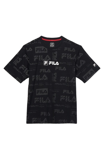 fila all over logo t shirt