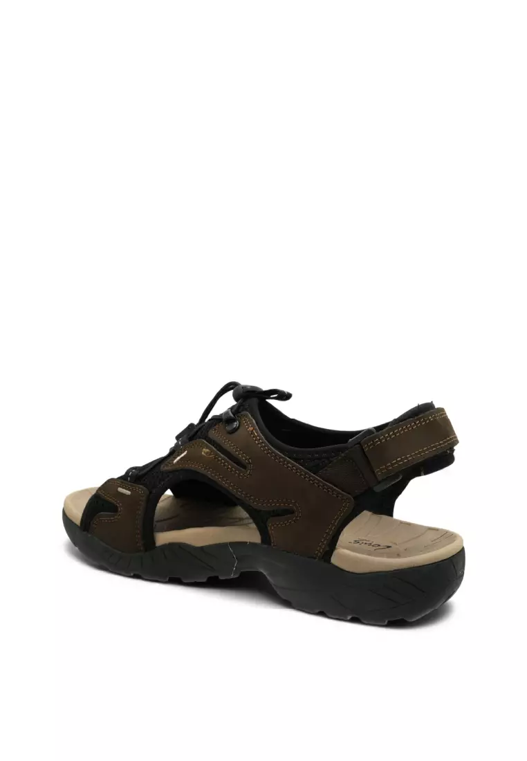 Men Slip On Faux Leather Classic Casual Sandals - 250441262