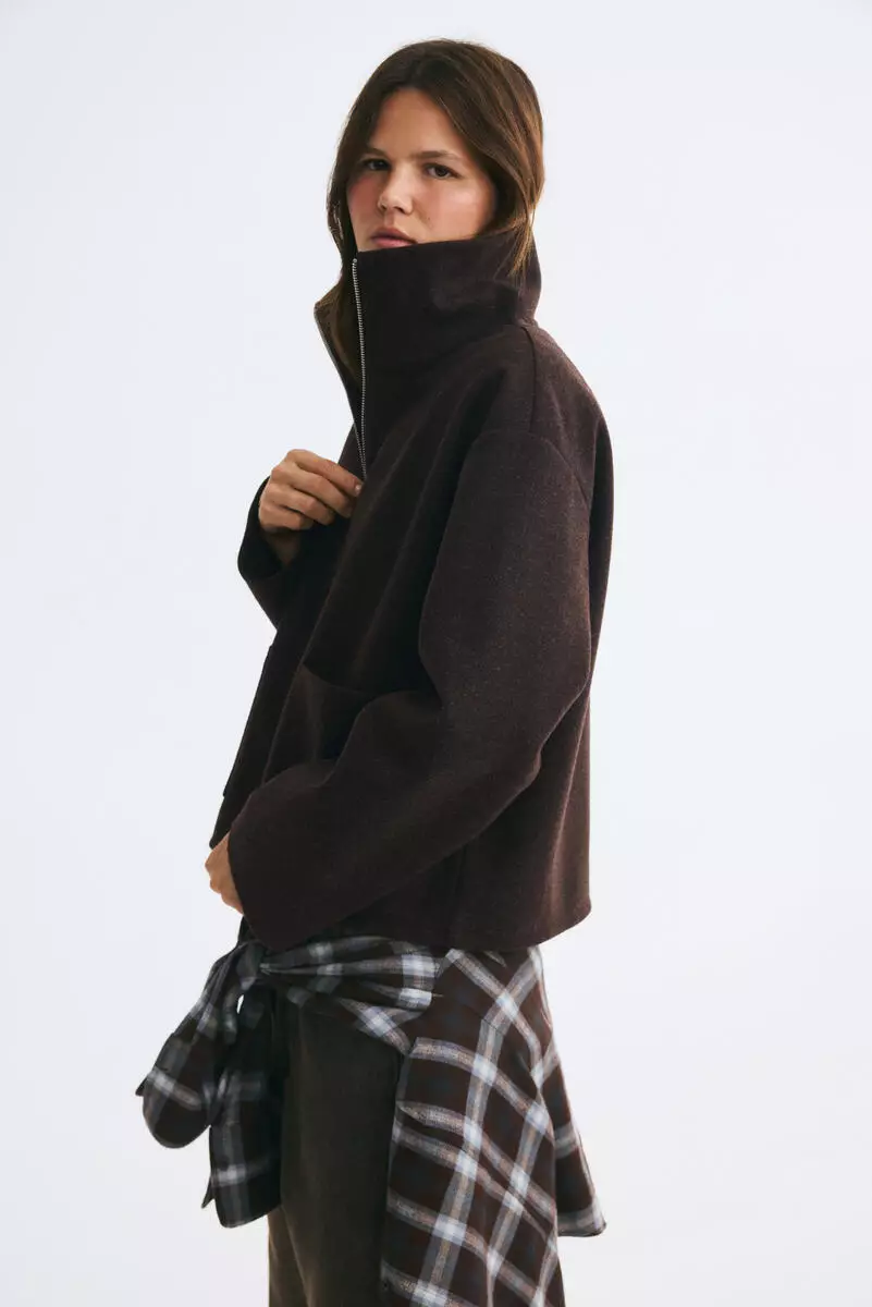 Zip-through sweatshirt
