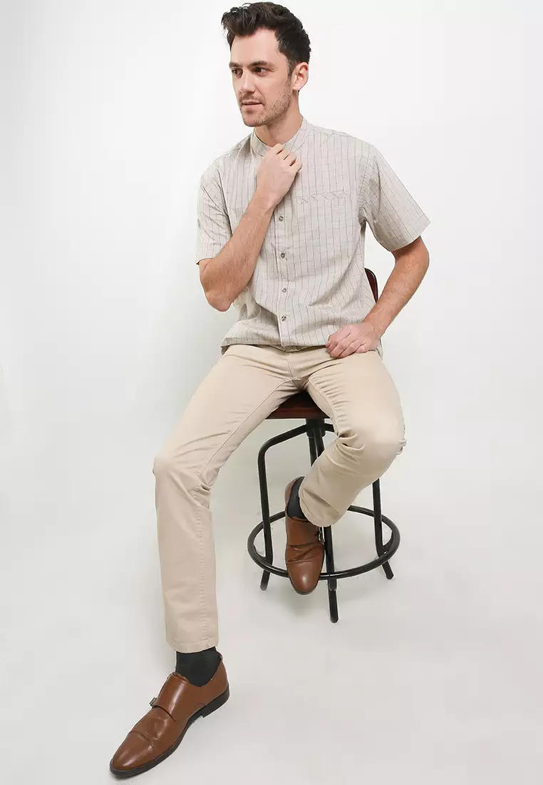 Eastern Bamboo Short Kemeja Koko