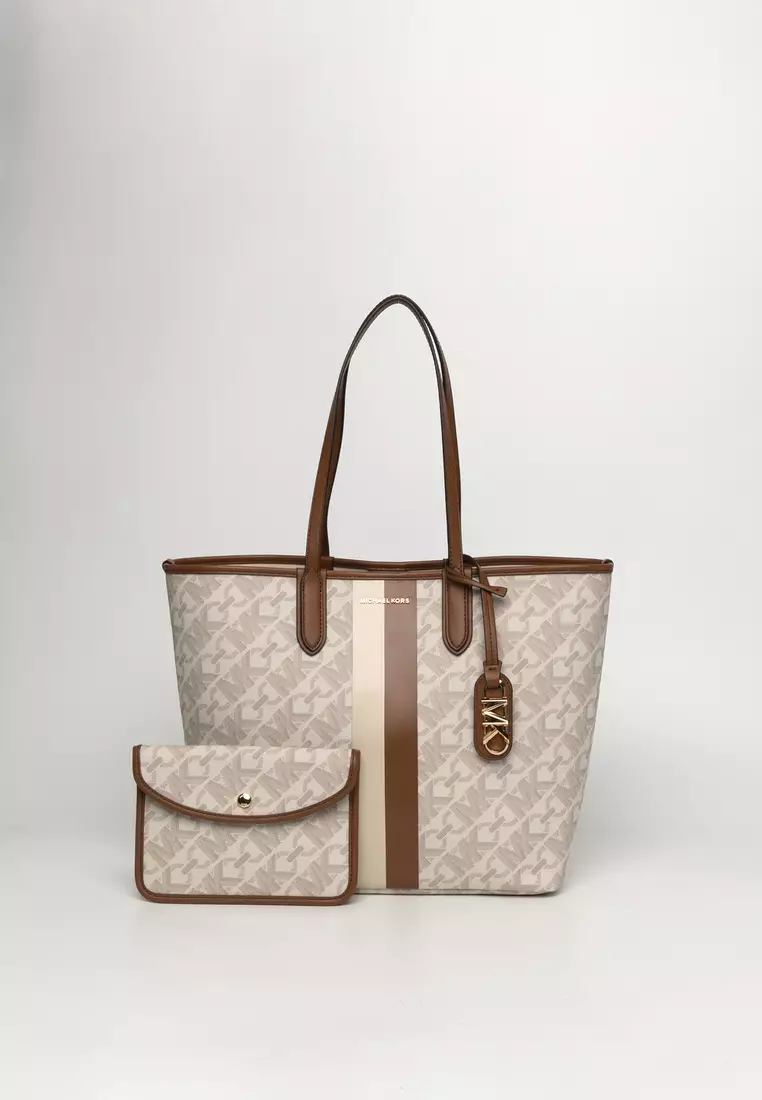 Michael kors coated canvas tote