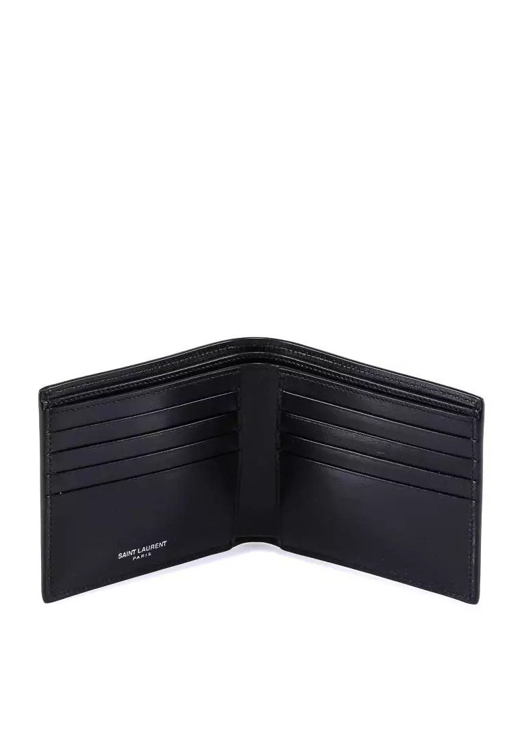 Ysl black on black wallet 2025