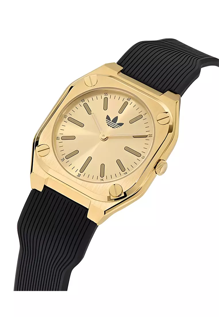 Adidas Gents Watch City Tech Thin - Jam Tangan Analog Pria - Stainless Steel Case - AOFH24502