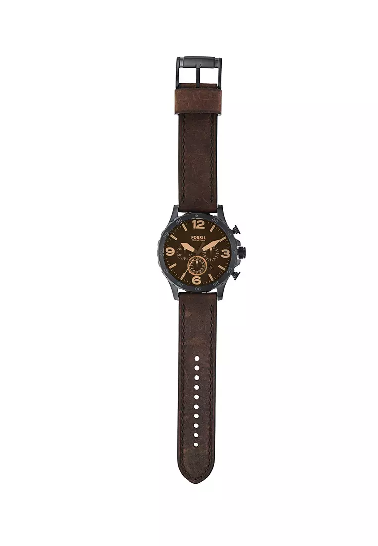 Nate Dark Brown Leather Watch JR1487