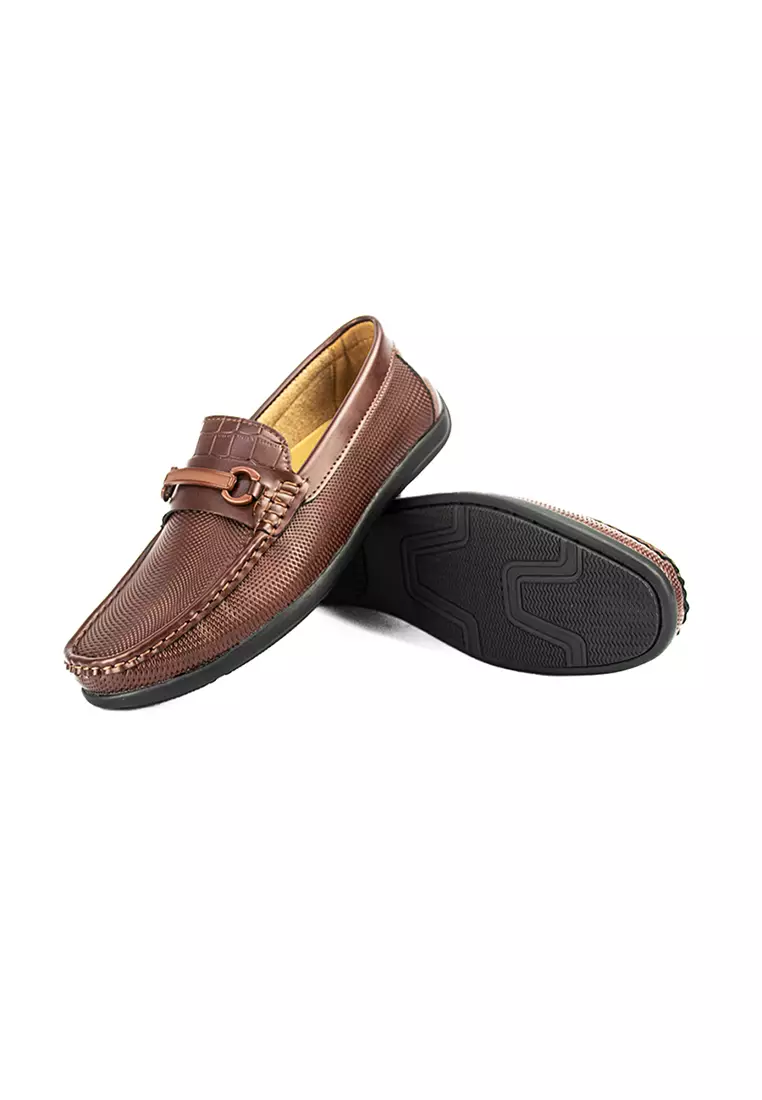 Men's Casual Loafers MX 24396 Dark Brown C48