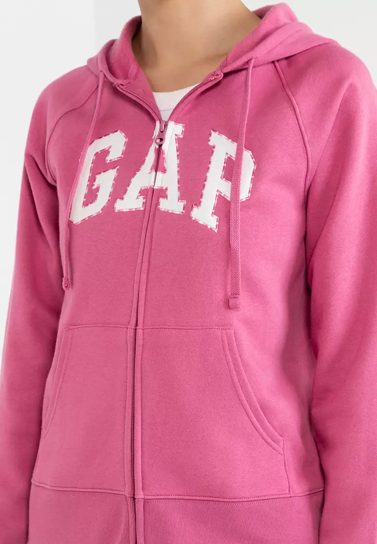 Gap zip shop up hoodie womens