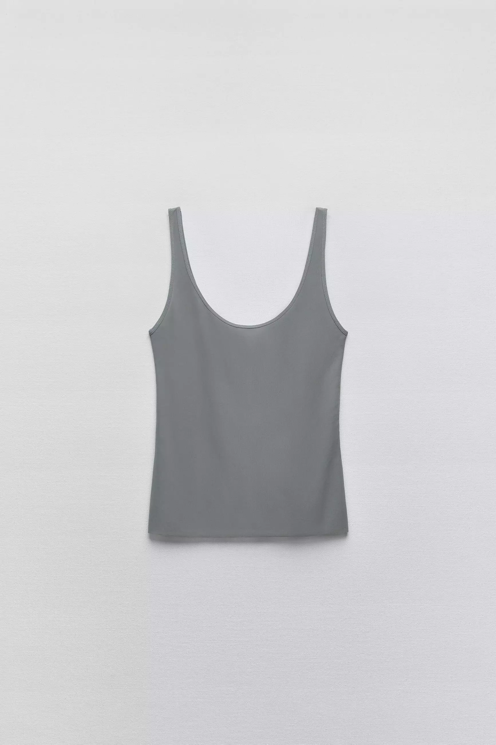 トップス TULLE VEST LAYERED TOPS CLANE TULLE VEST LAYERED TOPS ¥19800 ホワイトは完売のため