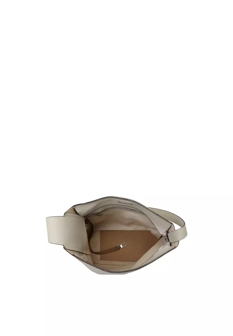 Asymmetric Shoulder Bag - Ivory