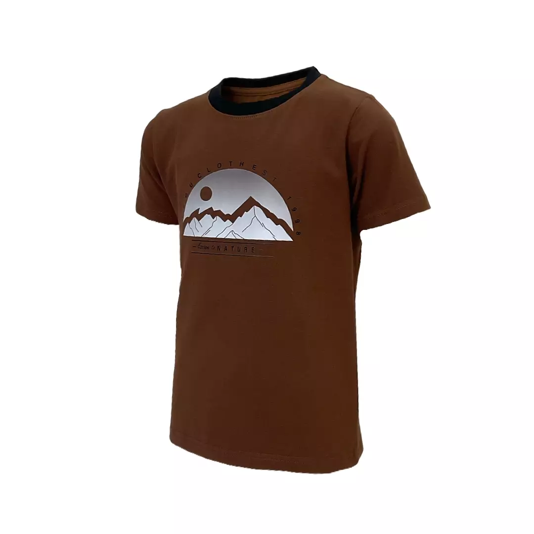 Pingu Kaos Anak Laki Laki Sablon Coklat 92000732