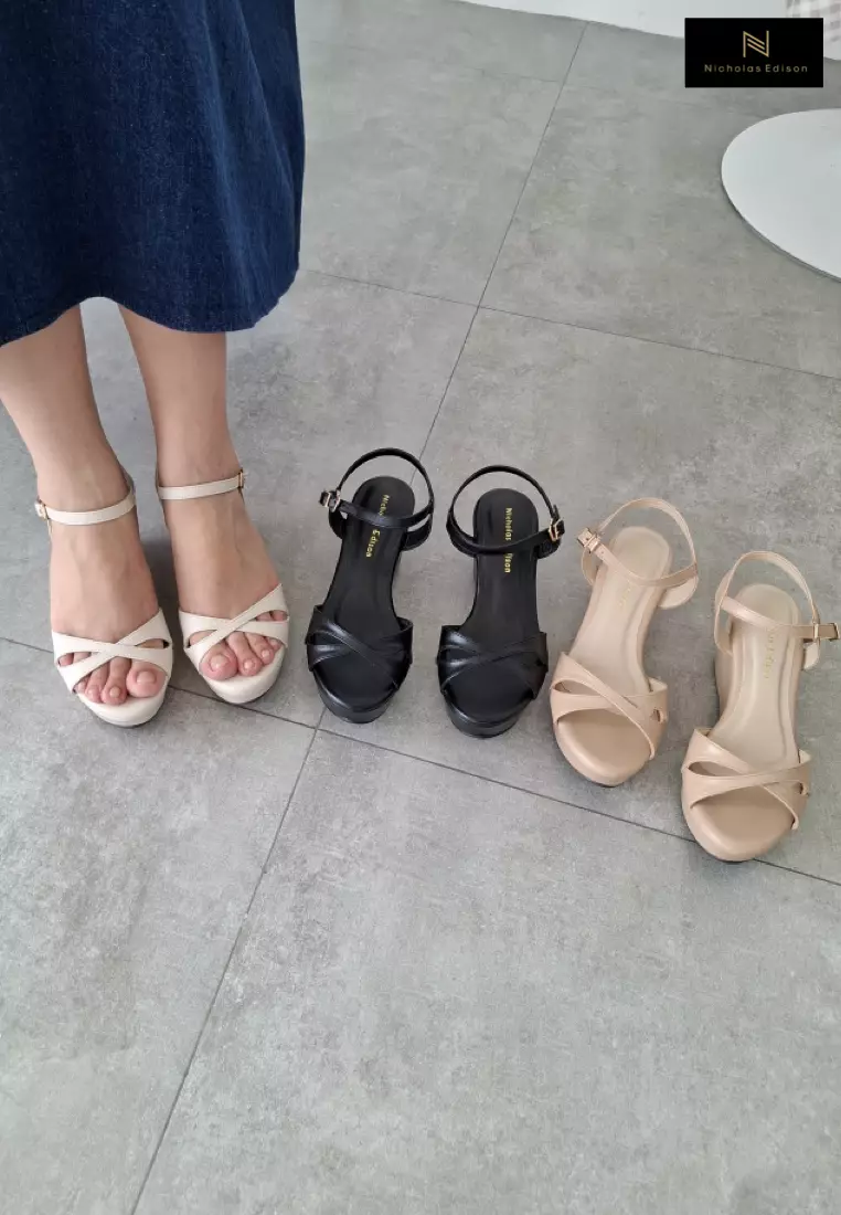 Nicholas Edison Wedge Ida Cream