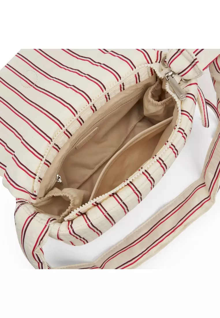 Tracey Puffy Plush Bow Crossbody