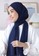 Lozy Hijab blue Bawal Shawl Navy 785DCAA9409F60GS_2