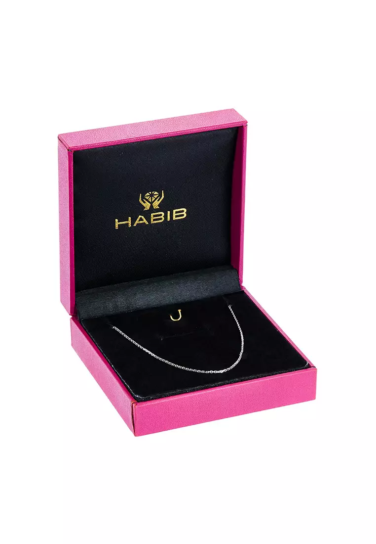 HABIB 750/18K White Gold Necklace 040 F D-18W