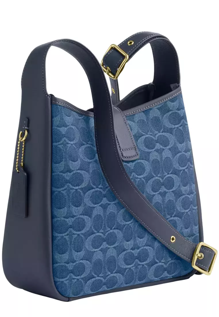 Buy COACH Hadley Convertible Crossbody Bag In Signature Denim