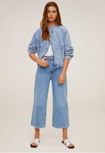 Buy Mango Jeans Culotte High Waist Online Zalora Singapore