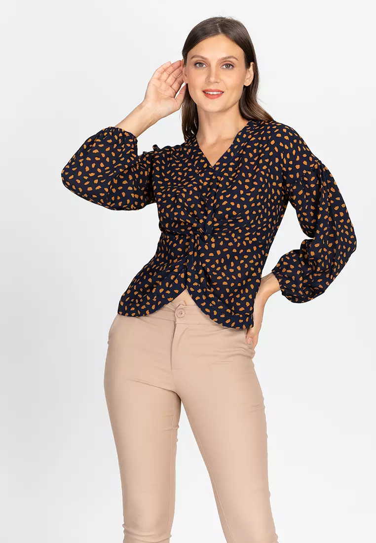 Pele Twist Wrap Top