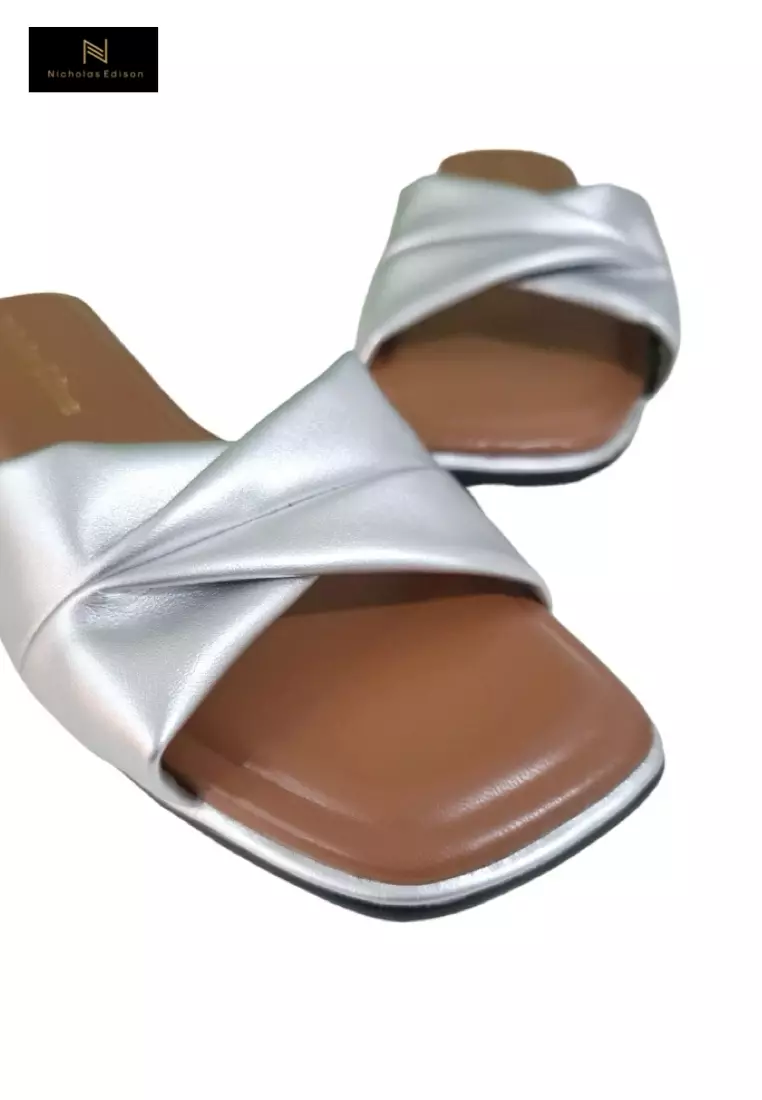 Nicholas Edison Sandal Manik Silver