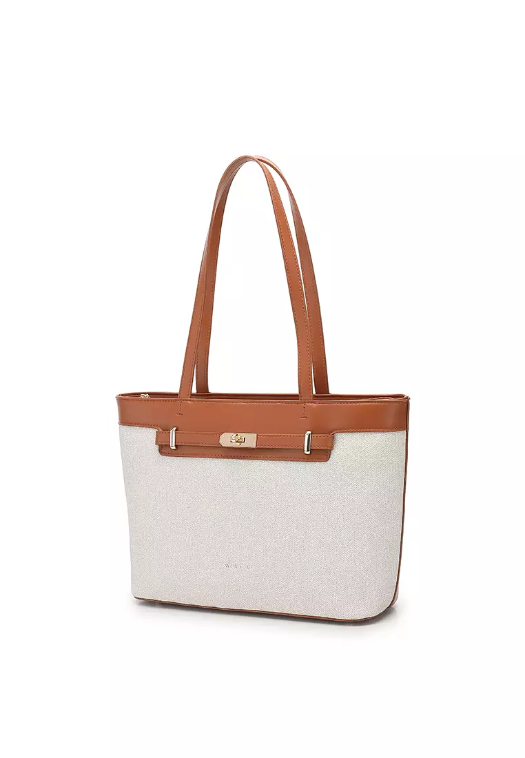 Women's Top Handle Bag / Sling Bag / Crossbody Bag / Shoulder Bag (手拿袋 / 斜孭袋 / 單肩包) - 白色